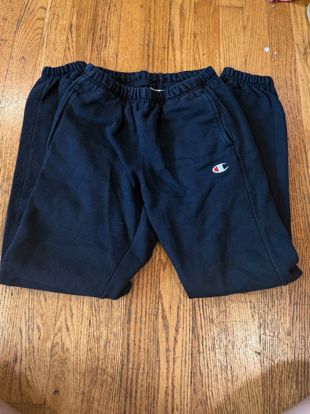 Champion Women’s Black Jogger Sweatpants with Small Logo